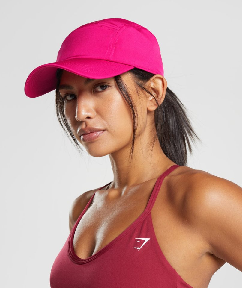 Gymshark Logo 5 Panel Caps Pink | NZ 1CRAZF